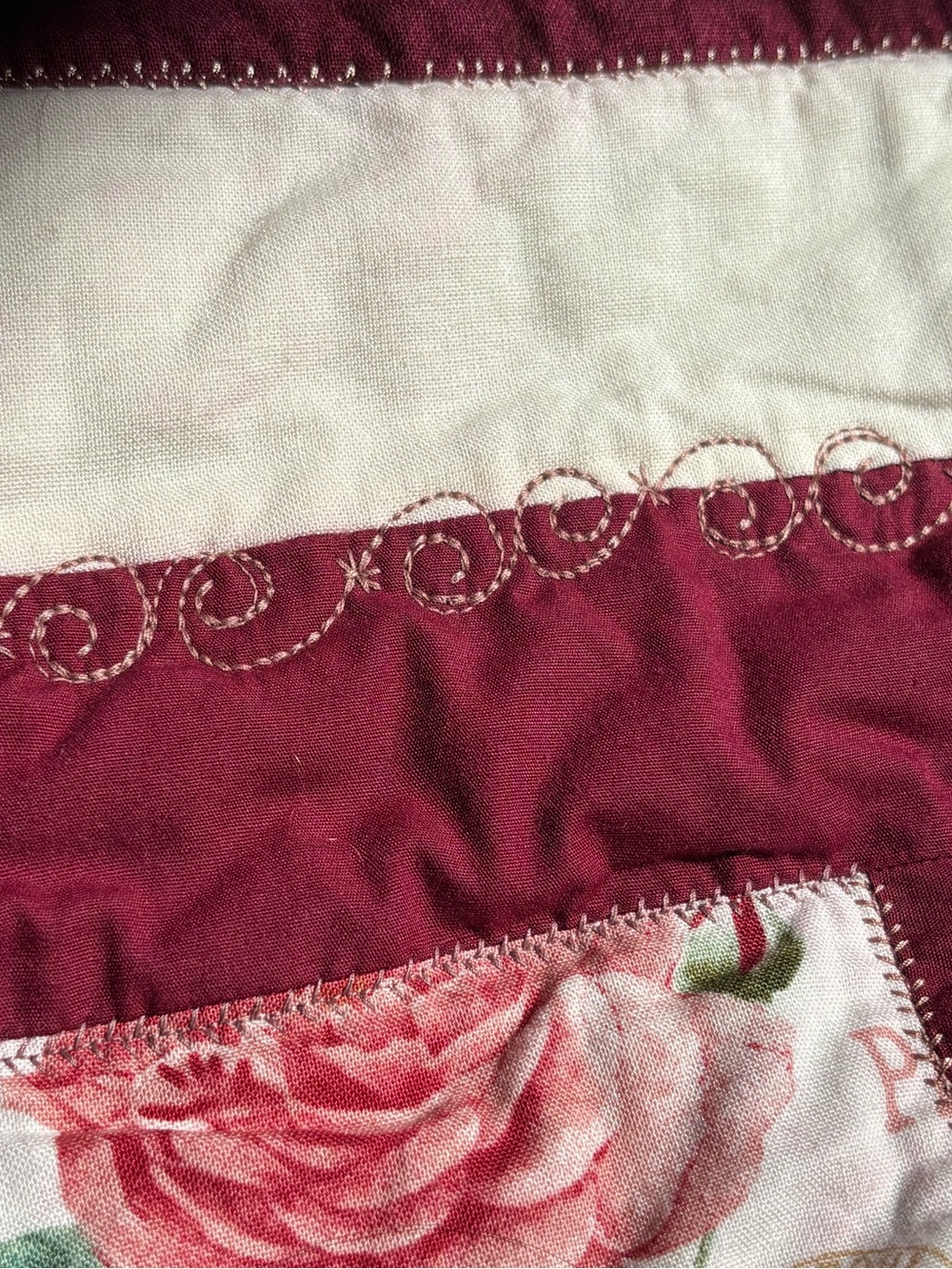 Patchwork Floral Quilt - Picture 6 of 8